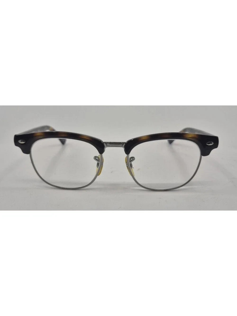 Ray Ban RB 1548 3650 45-16 125 Tortoise Brown Stainless Steel Glasses Frames Kid